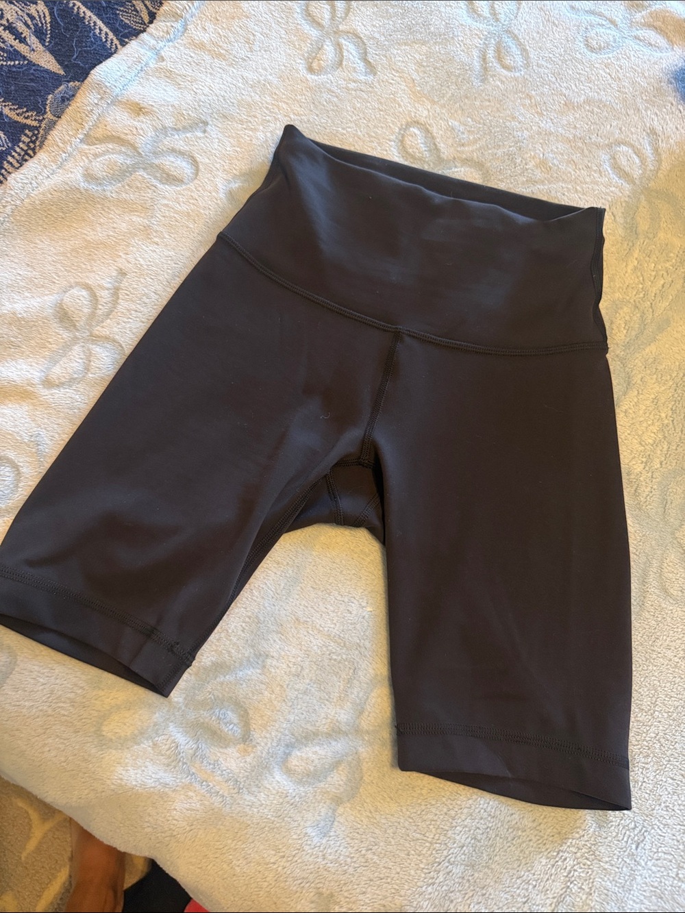lululemon athletica Black High-Rise Bike Shorts